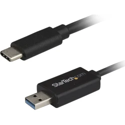 StarTech.com Cable de Transferencia de Datos para Mac y Windows USB 3.0 Tipo-A macho a USB-C macho negro [foto 1 de 2]