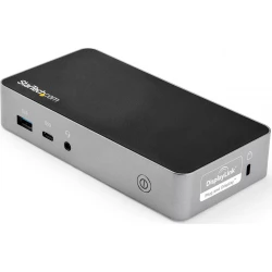 StarTech.com Docking station usb tipo-c de 2 Puertos hdmi para monitor doble con entrega de alimentacion pd de 60w negro plata DK30CHHPDEU