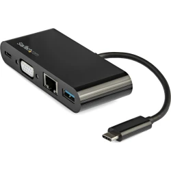 StarTech.com Replicador de Puertos USB-C para Portátiles - Docking Station USB Tipo C VGA GbE con Puerto USB 3.0 - Win Mac Chrome [foto 1 de 2]