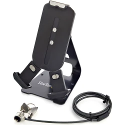 StarTech.com Soporte Seguro para Tablet con Cable de Seguridad con Candado K-Slot - Base para Tablets de 7,9 a 13 Pulgadas - Soporte Universal Ajustab