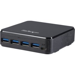 StarTech.com Switch Conmutador USB 3.0 4x4 para Compartir Dispositivos Perif&eacute;ricos Negro