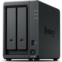 Synology DiskStation DS725+ servidor de almacenamiento NAS Ryzen Embedded R1600 4 GB DDR4 0 TB Negro
