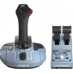 THRUSTMASTER Airbus Edition Palanca de mando Analógico/Digital PC USB Tipo C Negro, Azul [foto 1 de 2]