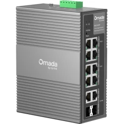 TP-Link Omada IES210GPP switch Gestionado Gigabit Ethernet (10/100/1000) Energ&iacute;a sobre Ethernet (PoE) DIN rail Gris