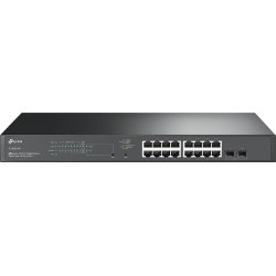 TP-Link TL-SG2218P switch L2/L2+ Gigabit Ethernet (10/100/1000) Energ&Iacute;­a sobre Ethernet (PoE) 1U Negro