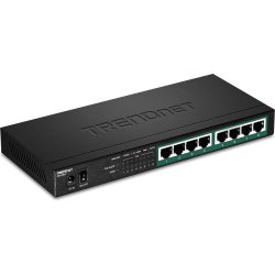 Trendnet TPE-TG84 switch No administrado Gigabit Ethernet (10/100/1000) Energͭa sobre Ethernet (PoE) Negro [foto 1 de 2]