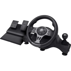 Trust GXT 289 Movi Negro USB Volante + Pedales Nintendo Switch, PlayStation 4, Xbox One S, Xbox One X, Xbox Series S, Xbox Series X [foto 1 de 2]
