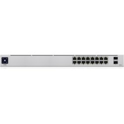 Ubiquiti Networks UniFi 16-Port PoE Gestionado L2/L3 Gigabit Ethernet (10/100/1000) Energͭa sobre Ethernet (PoE) 1U Plata [foto 1 de 2]