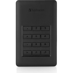 Verbatim Store n Go disco duro externo port&aacute;til seguro 2 TB con teclado 53403