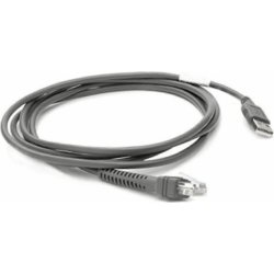 Zebra cable de serie 2,1 m USB EAS Negro [foto 1 de 2]
