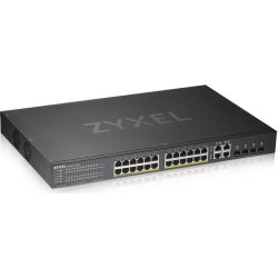 ZYXEL Gestionado Gigabit Ethernet (10/100/1000) Energͭa sobre Ethernet (PoE) Negro [foto 1 de 2]