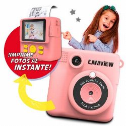 C&Aacute;MARA PHOTO CREATOR DE IMPRESI&Oacute;N INSTANT&Aacute;NEA ALL IN ONE ROSA CAMVIEW