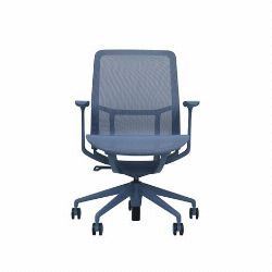 SILLA OFICINA GAMA SENSE ELEGANCE AZUL CROMAD [foto 1 de 5]