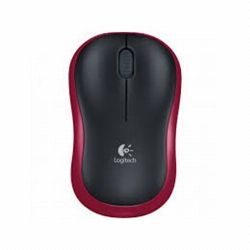 RATON OPTICO LOGITECH M185 WIRELESS ROJO
