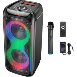 Hoco DS54 Altavoz Bluetooth Party con Luces Led y Micro Inal&aacute;mbrico