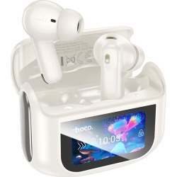 Hoco EQ21 Sandy Auricular Inal&aacute;mbrico Cancelaci&oacute;n Ruido Cloudy White