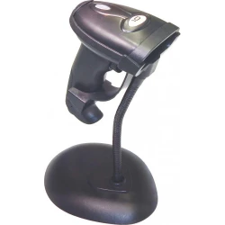 10pos lector codigos de barras laser lectura automatica o pulsador 1d con soporte usb negro