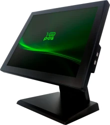 10pos TPV 10T-15 15`` Tactil Flat Capacitivo 1366x768 Intel J6412 8GB DDR4 128GB SSD mSATA 4xUSB 3.0 2xUSB 2.0 2xRS232 Ethernet WiFi VGA 2xAudio Sin Sistema Operativo color vesa 10x10 Negro