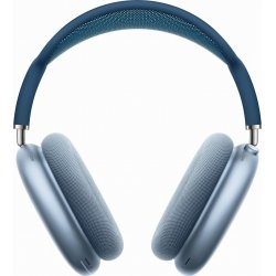 Apple auriculares de diadema airpods max con microfono y cancelacion de ruido con modo de sonido ambiente bluetooth azul cielo [foto 1 de 5]