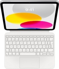 Apple funda con teclado magic keyboard bluetooth folio para ipad a16 blanco y ipad 10.9`` decima generacion
