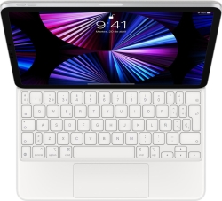 Apple Funda con Teclado Magic Keyboard bluetooth para iPad Pro 11`` Quinta, Cuarta, Tercera, segunda y primera generacion iPad Air Qunta y Cuarta generacion Blanco con iPadOS 14.5 o posterior [foto 1 de 5]