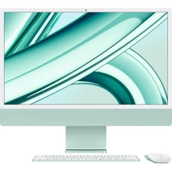 Apple iMac 24`` Retina 4.5K Chip M3 con CPU de 8 nucleos 8GB de memoria unificada 512GB SSD GPU de 10 nucleos dos puertos Thunderbolt/USB 4 dos puertos USB 3 Gigabyte Ethernet Magic Keyboard con Touch ID Verde [foto 1 de 5]