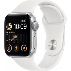 Apple Watch Serie SE GPS Caja aluminio Plata 40mm Correa deportiva Blanco [foto 1 de 3]