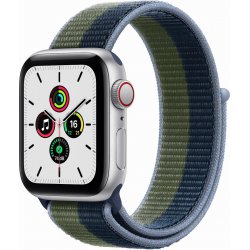 Apple watch serie se gps + cellular caja aluminio plata 40mm correa deportiva abismo [foto 1 de 2]