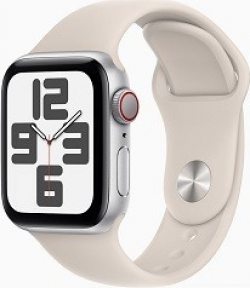 Apple Watch serie SE GPS + Cellular Caja de aluminio Blanco Estrella de 40mm con Correa deportiva Blanco Estrella Talla M/L [foto 1 de 4]