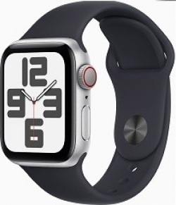 Apple watch serie se gps + cellular caja de aluminio medianoche de 44mm con correa deportiva medianoche talla m/l [foto 1 de 4]