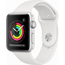 Apple Watch Series 3 GPS Caja aluminio Plata 42mm Correa deportiva Blanca [foto 1 de 6]
