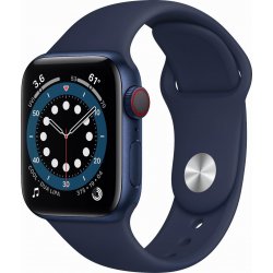 Apple Watch Series 6 GPS + Cellular Caja aluminio Azul 40mm Correa deportiva Azul marino intenso [foto 1 de 8]