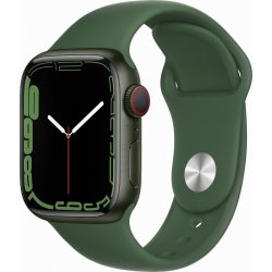 Apple Watch Series 7 GPS + Cellular Caja aluminio Verde 41mm Correa deportiva Verde trebol [foto 1 de 3]