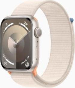 Apple watch series 9 gps caja de aluminio blanco estrella de 41mm con correa loop deportiva blanco estrella [foto 1 de 5]