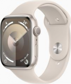 Apple Watch Series 9 GPS Caja de aluminio Blanco Estrella de 45mm con Correa deportiva Blanco Estrella Talla S/M [foto 1 de 5]