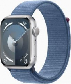 Apple Watch Series 9 GPS Caja de aluminio Plata de 41mm con Correa Loop deportiva Azul Invierno [foto 1 de 5]