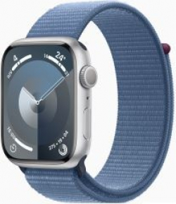 Apple Watch Series 9 GPS Caja de aluminio Plata de 45mm con Correa Loop deportiva Azul Invierno [foto 1 de 5]