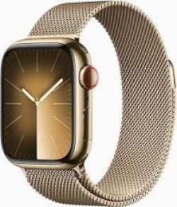 Apple Watch Series 9 GPS + Cellular Caja de acero inoxidable Oro de 41mm con Pulsera Milanese Loop Oro [foto 1 de 5]