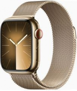 Apple Watch Series 9 GPS + Cellular Caja de acero inoxidable Oro de 45mm con Pulsera Milanese Loop Oro [foto 1 de 5]