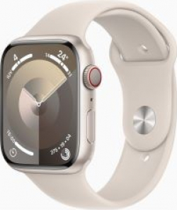 Apple Watch Series 9 GPS + Cellular Caja de aluminio Blanco Estrella de 45mm con Correa deportiva Blanco Estrella Talla M/L [foto 1 de 5]