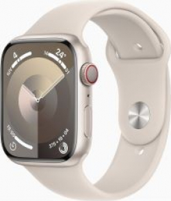 Apple Watch Series 9 GPS + Cellular Caja de aluminio Blanco Estrella de 45mm con Correa deportiva Blanco Estrella Talla S/M [foto 1 de 5]