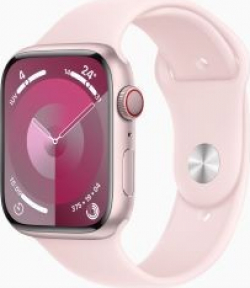 Apple Watch Series 9 GPS + Cellular Caja de aluminio Rosa de 41mm con Correa deportiva Rosa Claro Talla S/M [foto 1 de 5]