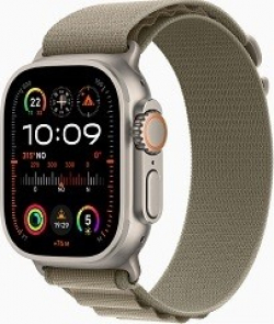 Apple watch ultra 2 gps + cellular caja de titanio de 49mm correa loop alpine verde oliva talla m [foto 1 de 7]
