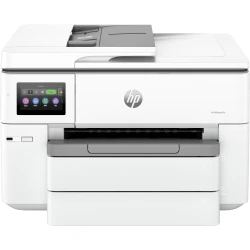 Hp Impresora Multifuncion Tinta OfficeJet Pro 9730e A3 4800x1200ppp USB 2.0, Wifi, Ethernet impresion monocromo 22ppm Impresion color 18ppm Impresion Duplex Escaneado Duplex ADF 35 hojas Bandeja entrada papel 250 hojas Volumen mensual hasta 3.000 paginas Peso 19.5 kg