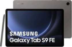 Samsung Tablet Galaxy Tab S9 FE 10.9`` (2304x1440 WUXGA+) capacidad 128GB 6GB RAM doble SIM Tecnologia 4G y Tecnologia 5G ranura MicroSD hasta 1TB con S-Pen Bluetooth USB-C Bateria 8000 mAh Android Gris [foto 1 de 2]