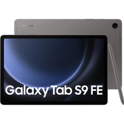 Samsung tablet galaxy tab s9 fe 10.9`` (2304x1440 wuxga+) capacidad 128gb 6gb ram ranura microsd hasta 1tb con s-pen bluetooth usb-c bateria 8000 mah android gris [foto 1 de 4]