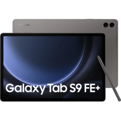 Samsung tablet galaxy tab s9 fe+ 5g 12,4`` dinamic amoled 2x (2800x1752) capacidad 128gb 8gb ram ranura microsd hasta 1tb nano sim + esim con s-pen bluetooth usb-c bateria 9720 mah android 13 gris [foto 1 de 2]