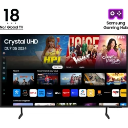 Samsung televisor 50`` ultra hd 4k resolucion 3840x2160 50hz smart tv sintonizadores dvb-t2 dvb-c 3xhdmi ethernet wifi bluetooth 5.2 1xusb 2.0 dolby + dts peso 9.9kg