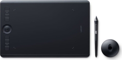 Wacom Tableta grafica Intuos Pro M con Bluetooth Tamao Area activa 224x148mm Tamao tableta 338x219x8mm Incluye Wacom Pen 2 con 6 puntas estandar y 4 de rotulador USB Negro [foto 1 de 4]