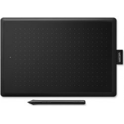 Wacom tableta grafica one m tamao area activa 216x135mm tamao tableta 277x189x8.7mm incluye lapiz con 3 puntas usb negro [foto 1 de 5]